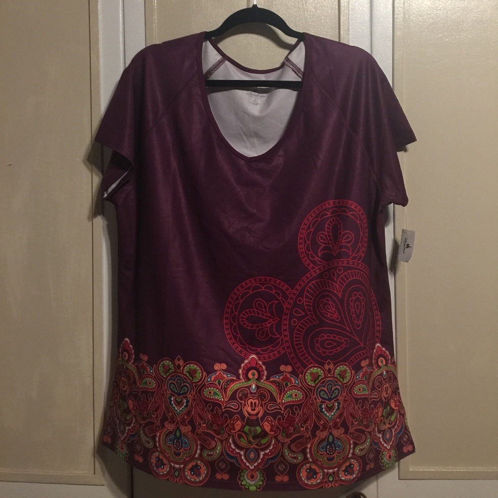 Disney Parks Mickey Mouse dry fit top