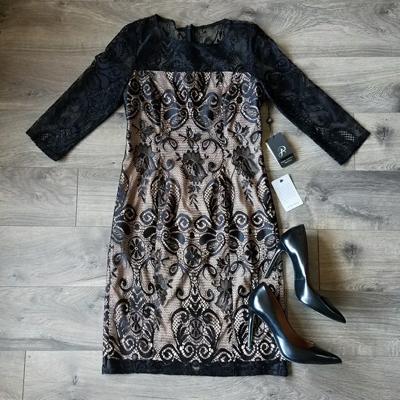 🎄PRICE DROP⬇ Adrianna Papell lace dress - Picture 4 of 7