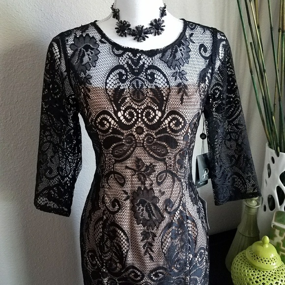 🎄PRICE DROP⬇ Adrianna Papell lace dress - Picture 3 of 7