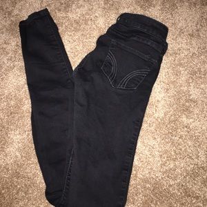 Black skinny jeans from Hollister
