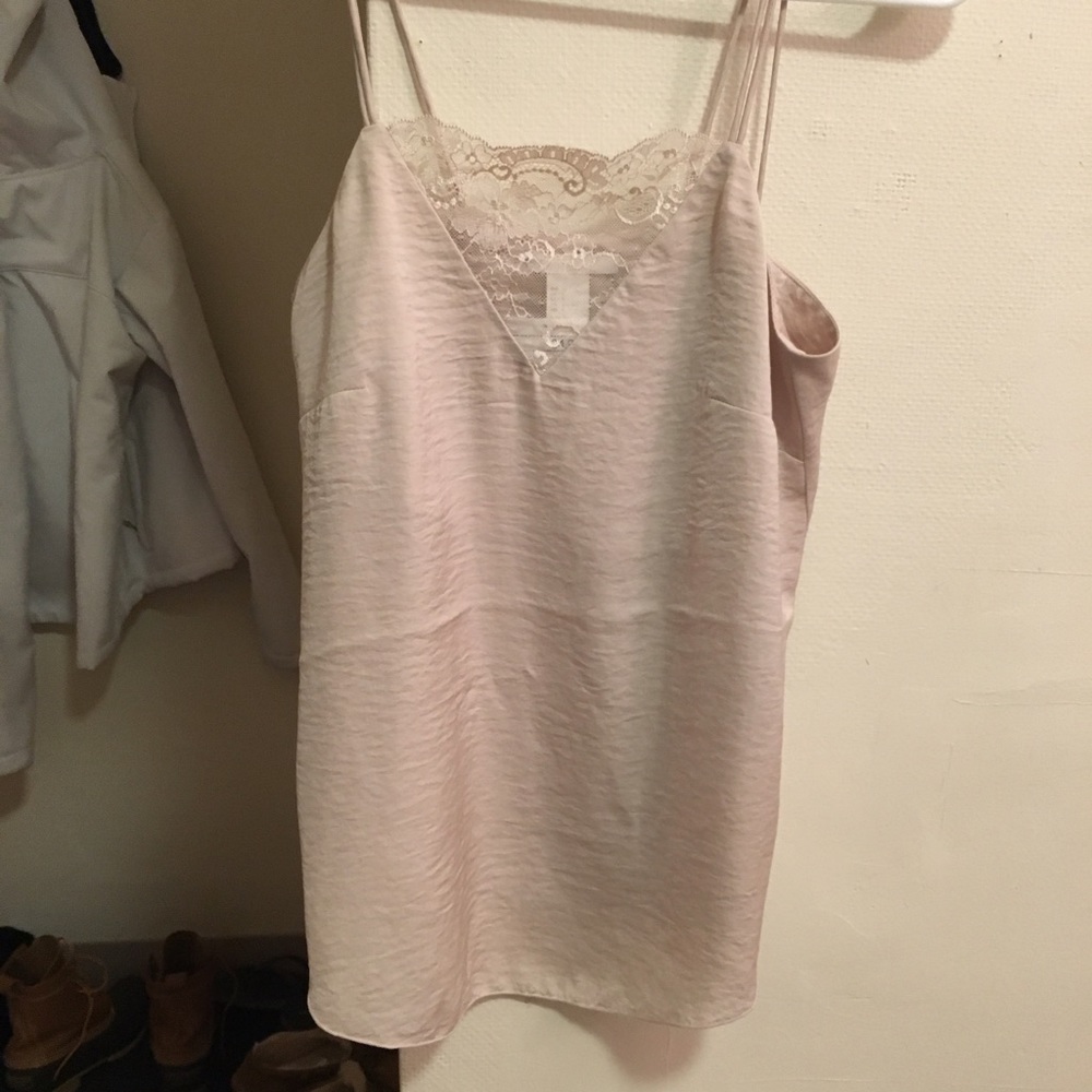 Silky cream tank top