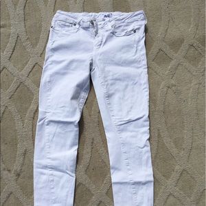Cute white ankle length Paige jeans