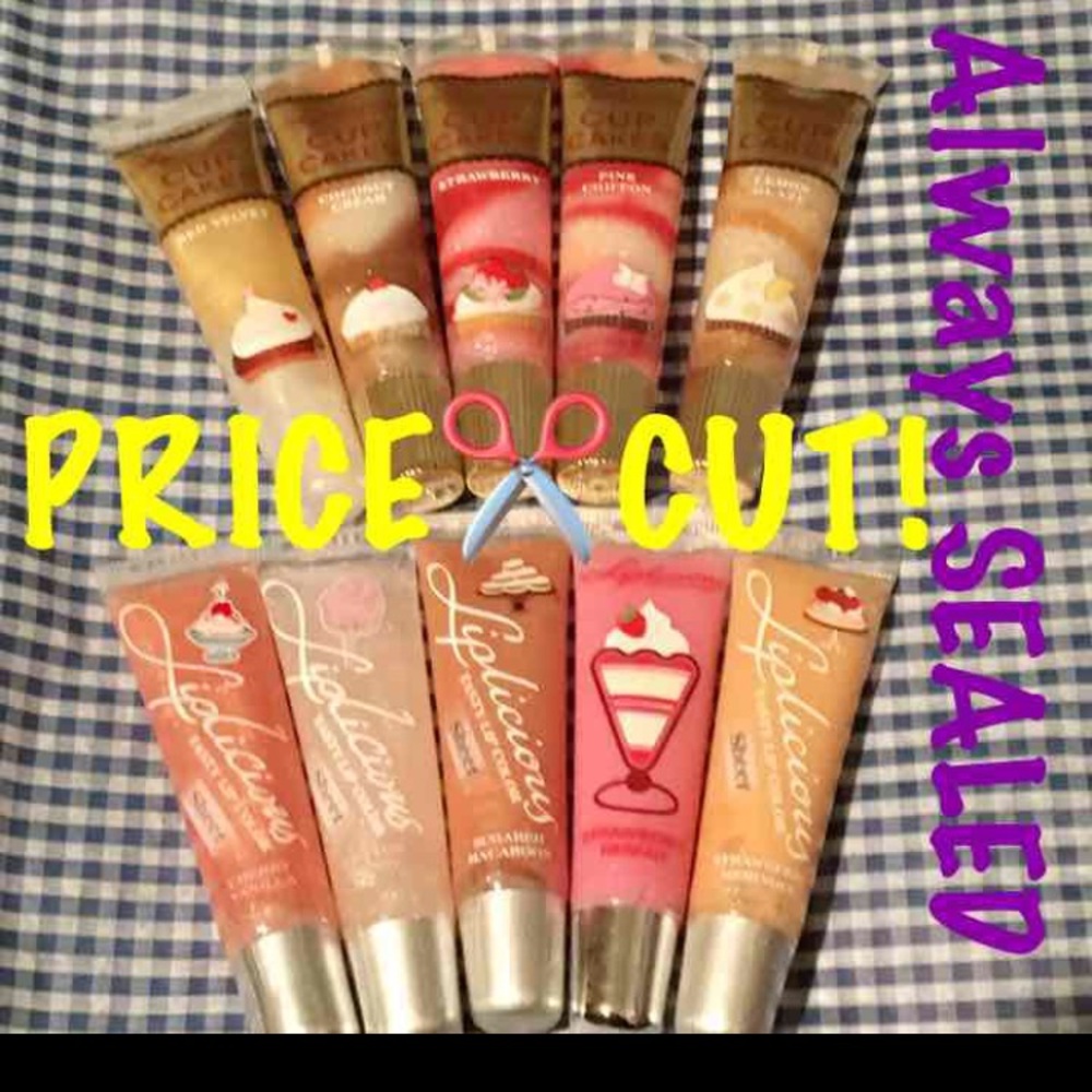 10 FACTORY SEALED RARE LIPLICIOUS LIP GLOSSES