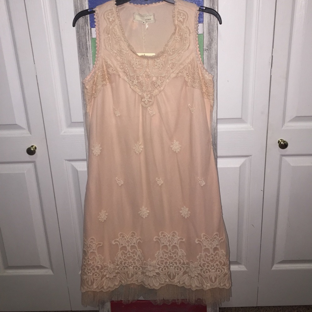 ✨✨SALE✨✨A'reve peach lace dress