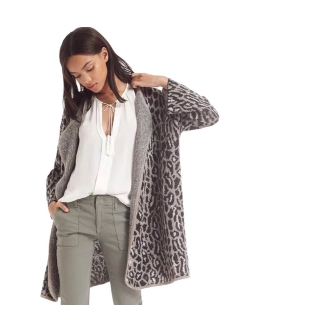 Joie 'Berit' Animal Print  Cardigan ~M/L