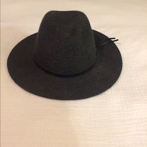 Anthropologie charcoal hat