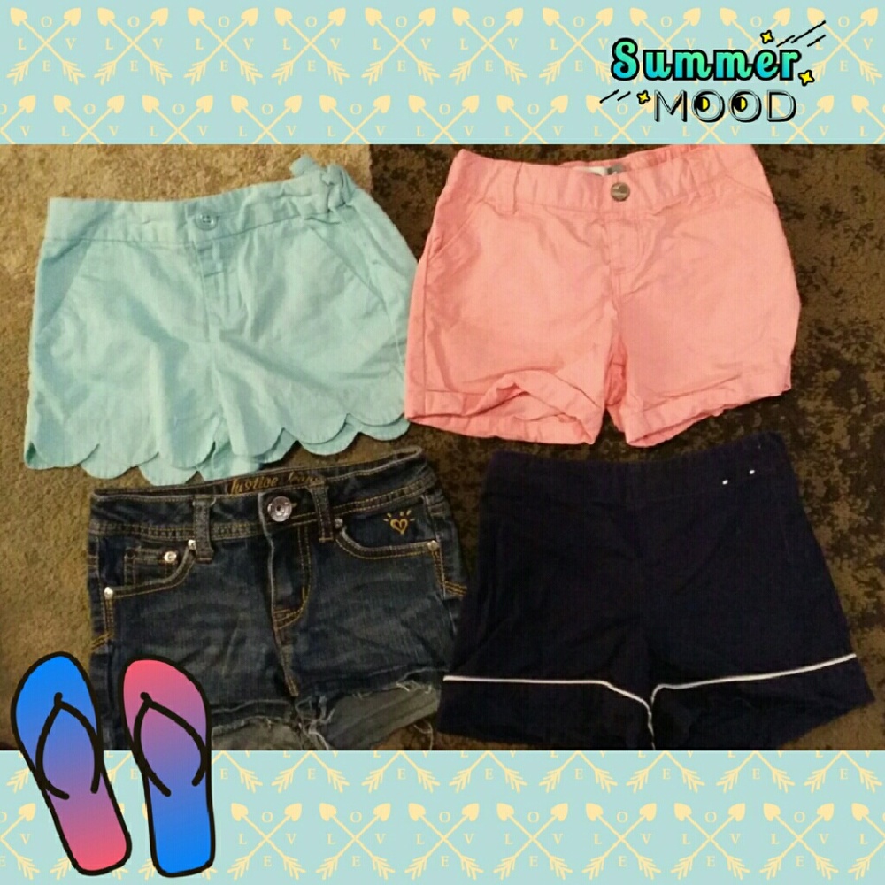 Girls shorts lot size 6