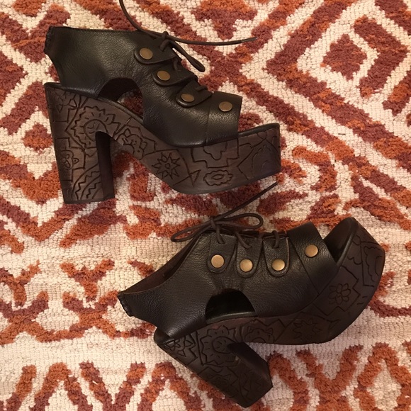 Free People Farrah Clog EU38 Black - Picture 4 of 6