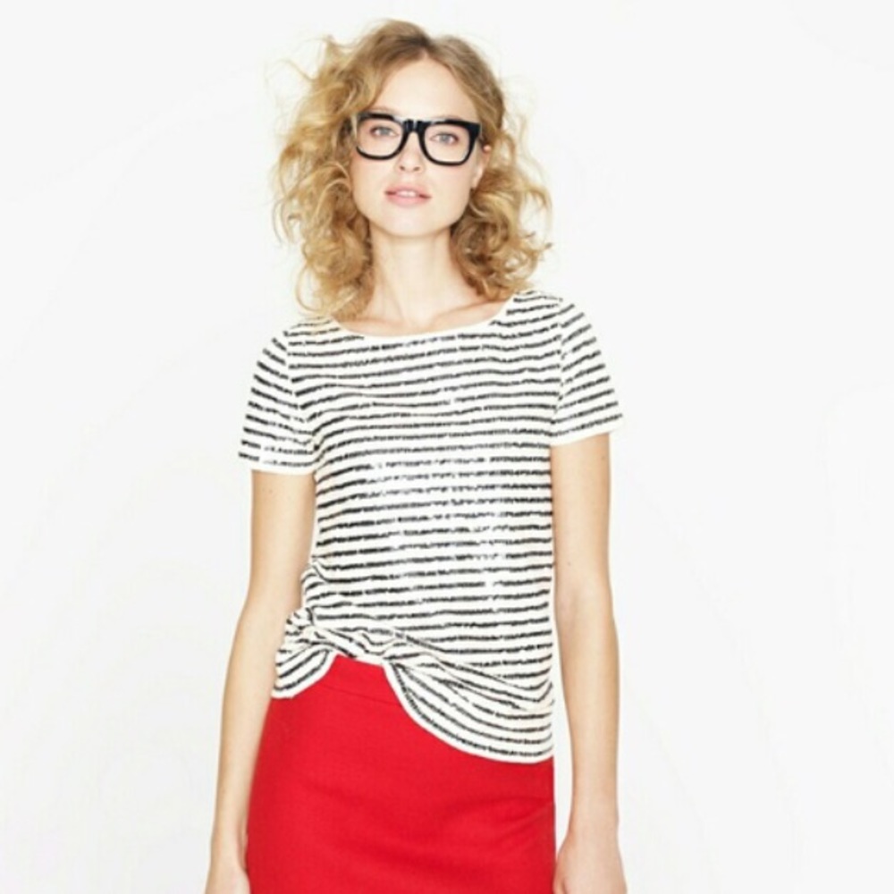 J. Crew sequined top NWOT