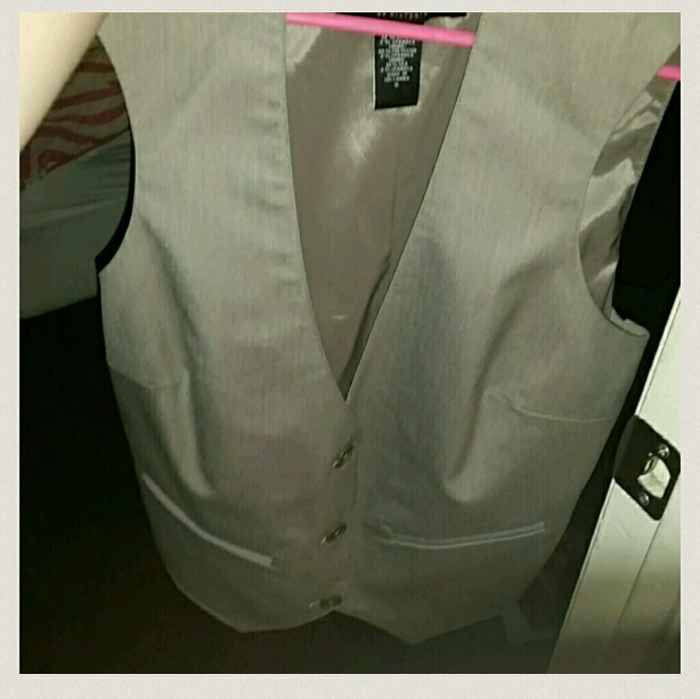 VS Grey Moda vest by victoria secret NWOT