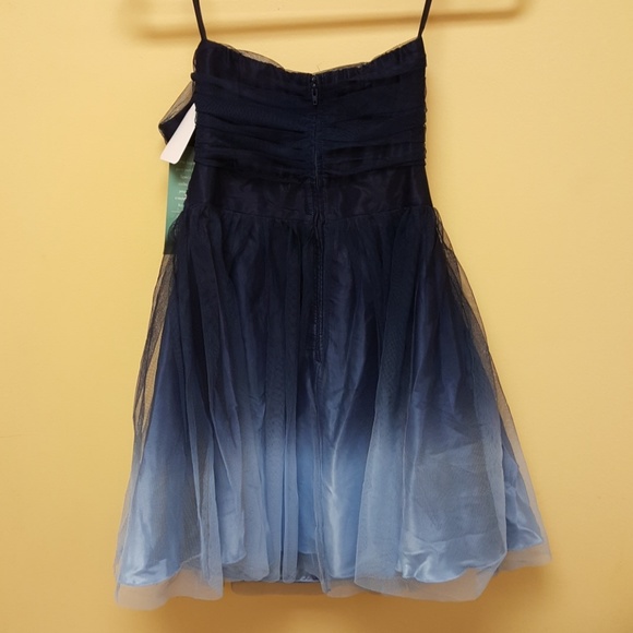 Be Smart Prom dress navy to sly blue NWT - Picture 6 of 8