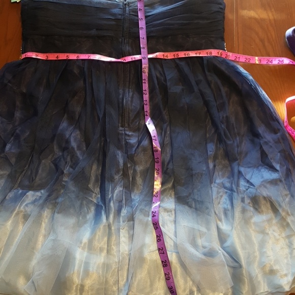 Be Smart Prom dress navy to sly blue NWT - Picture 7 of 8