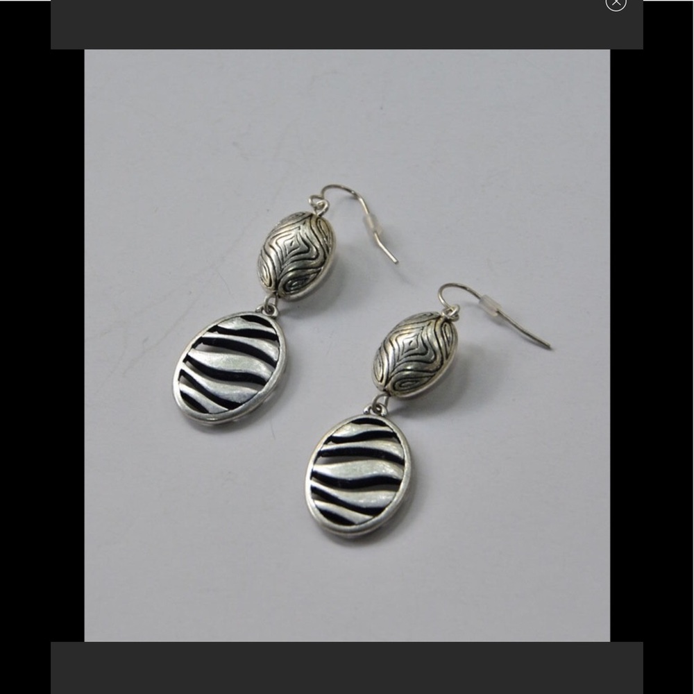 Zebra Earrings