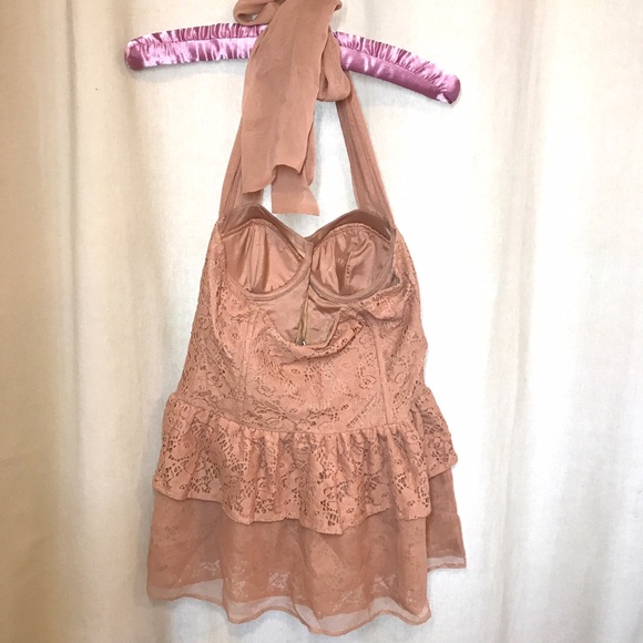 🎀NWOT Corset Lace Layered Top🌸 - Picture 3 of 8