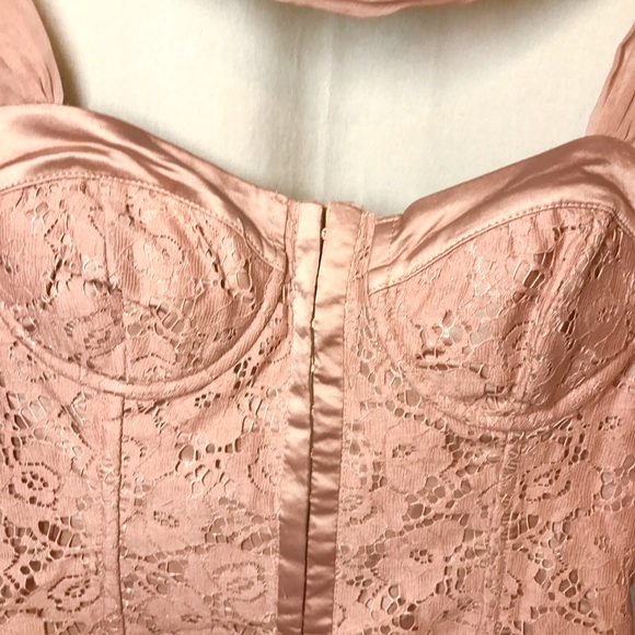 🎀NWOT Corset Lace Layered Top🌸 - Picture 4 of 8