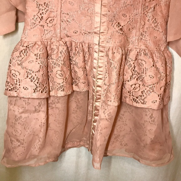🎀NWOT Corset Lace Layered Top🌸 - Picture 5 of 8