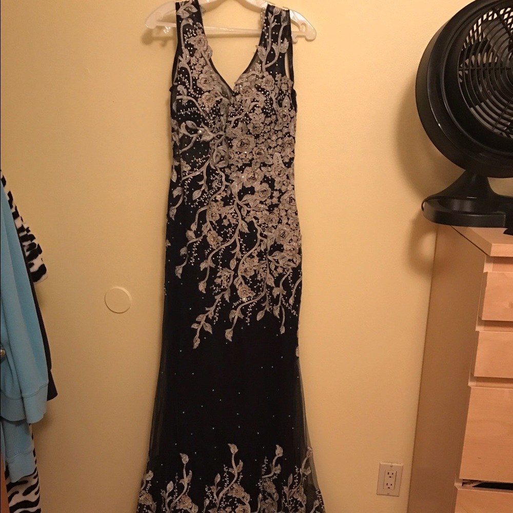 Navy Prom Dress