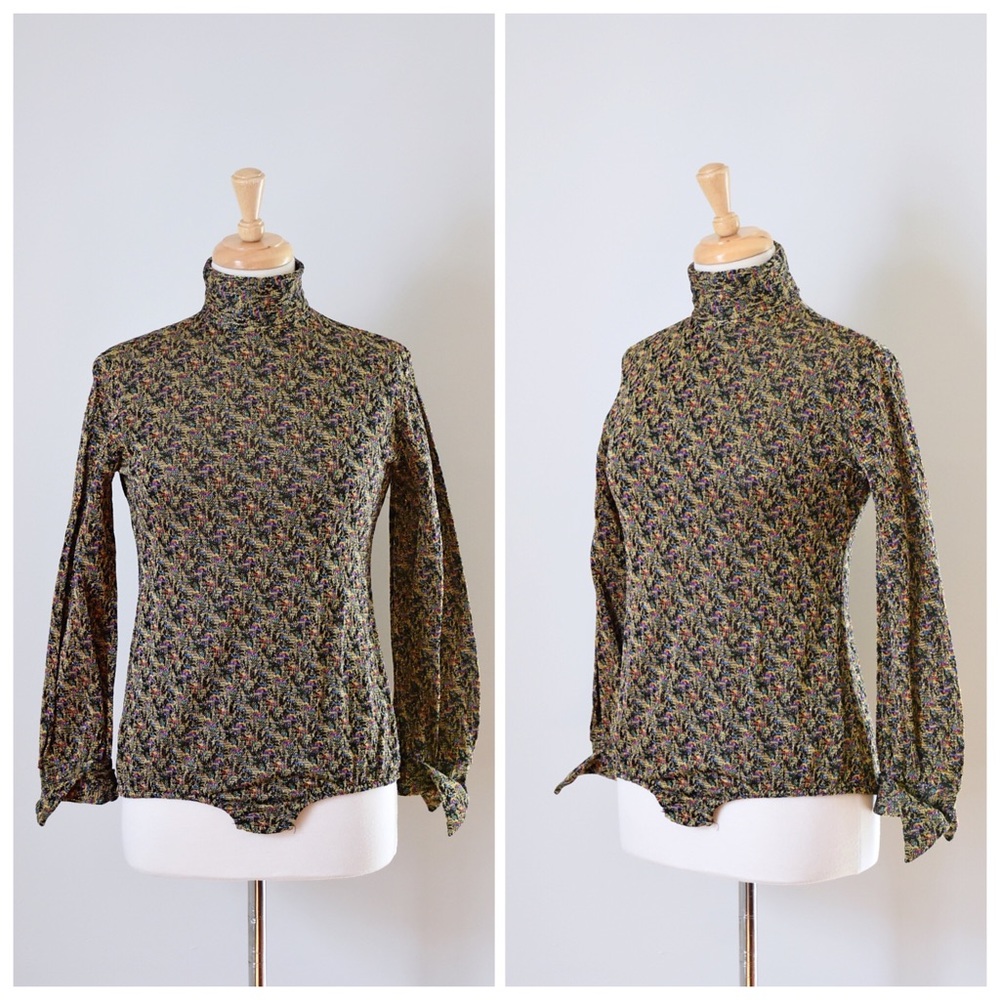 Vintage 70s Metallic Body Suit