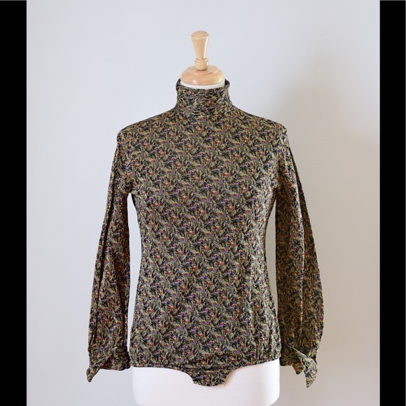 Vintage 70s Metallic Body Suit - Picture 2 of 7