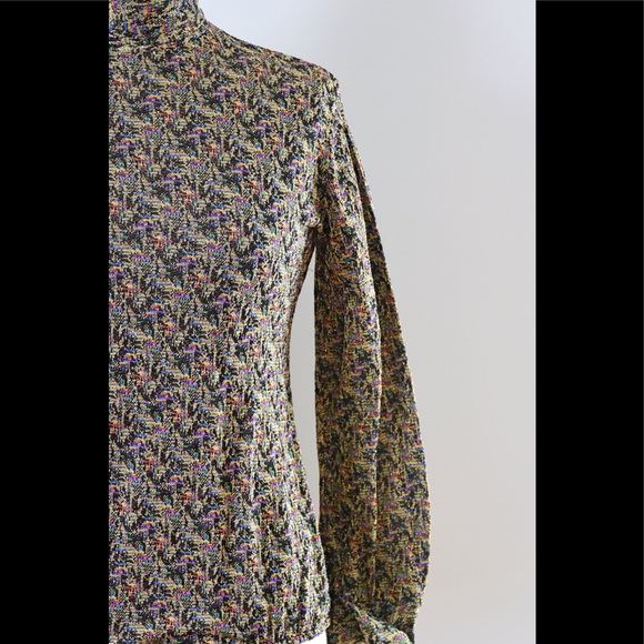 Vintage 70s Metallic Body Suit - Picture 5 of 7