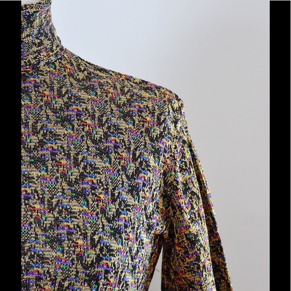 Vintage 70s Metallic Body Suit - Picture 6 of 7