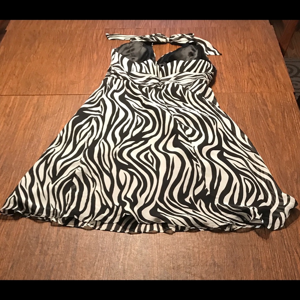 Zebra print dress