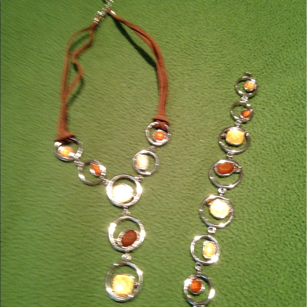Lia Sophia necklace and bracelet set