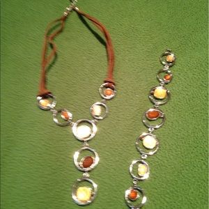 Lia Sophia necklace and bracelet set