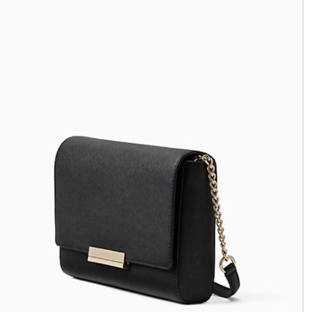 Kate Spade ♠️ Maiden Way Saffiano Remi Black NWT - Picture 2 of 3