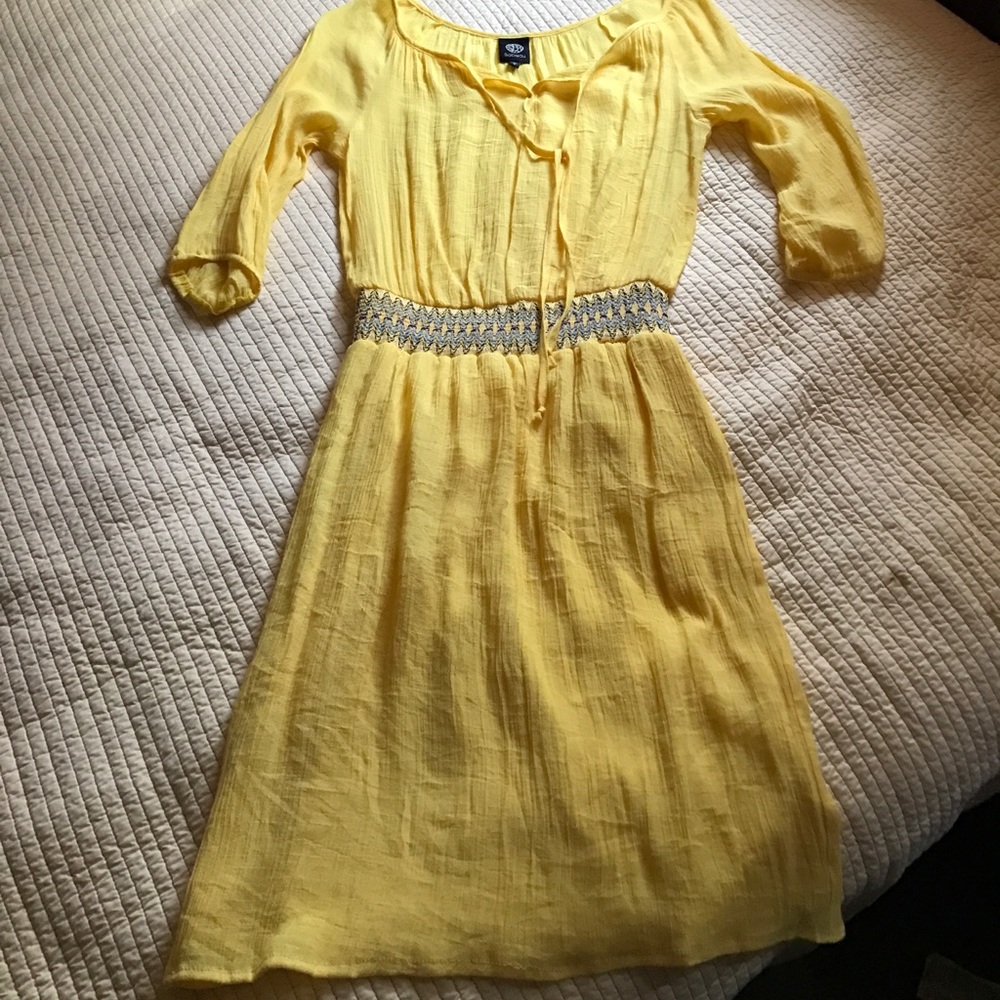 Yellow summer dress