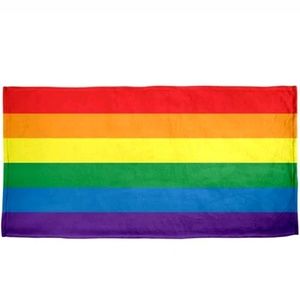 Gay Pride Rainbow Beach Towel