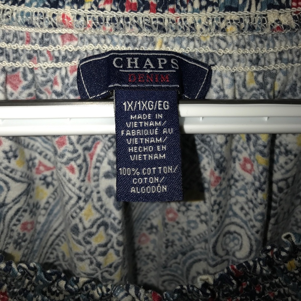 Chaps Pattern Blouse - image 2
