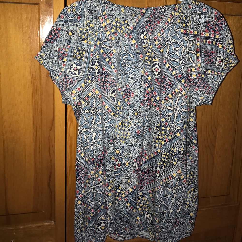 Chaps Pattern Blouse - image 3