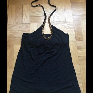 Top with metal detail