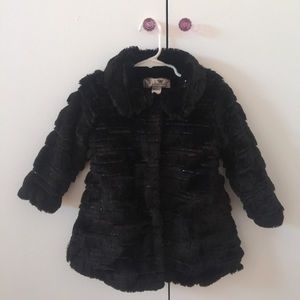 NWT Faux Fur Sequins Coat NWT Faux Fur Sequins Coat