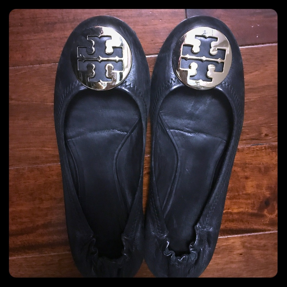 Tory Burch black flats size 6.5