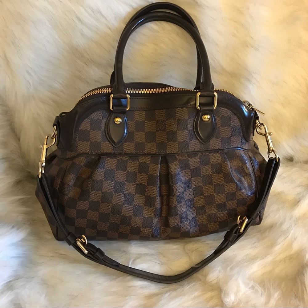 Louis Vuitton Damier Ebene Canvas Trevi Satchel