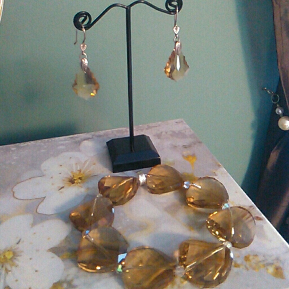 Swarovski Bracelet and earrings