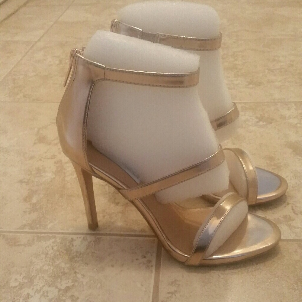 Rose gold heels