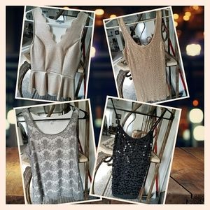 4 tops Banana Republic, Express, Old Navy & CharRu