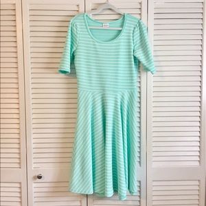 LuLaRoe Nicole Dress Mint Green