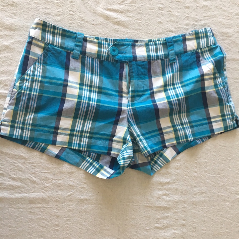 Roots plaid shorts