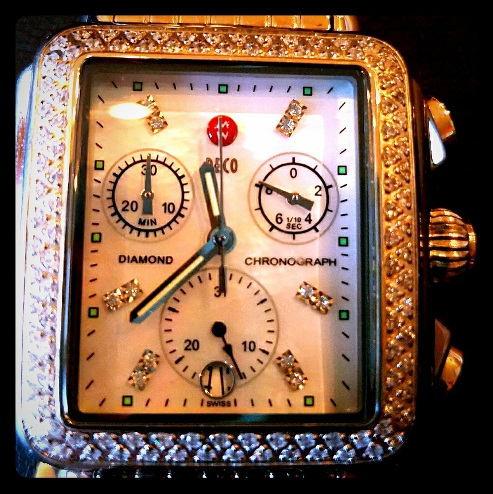 Michele Deco Watch 120 diamonds