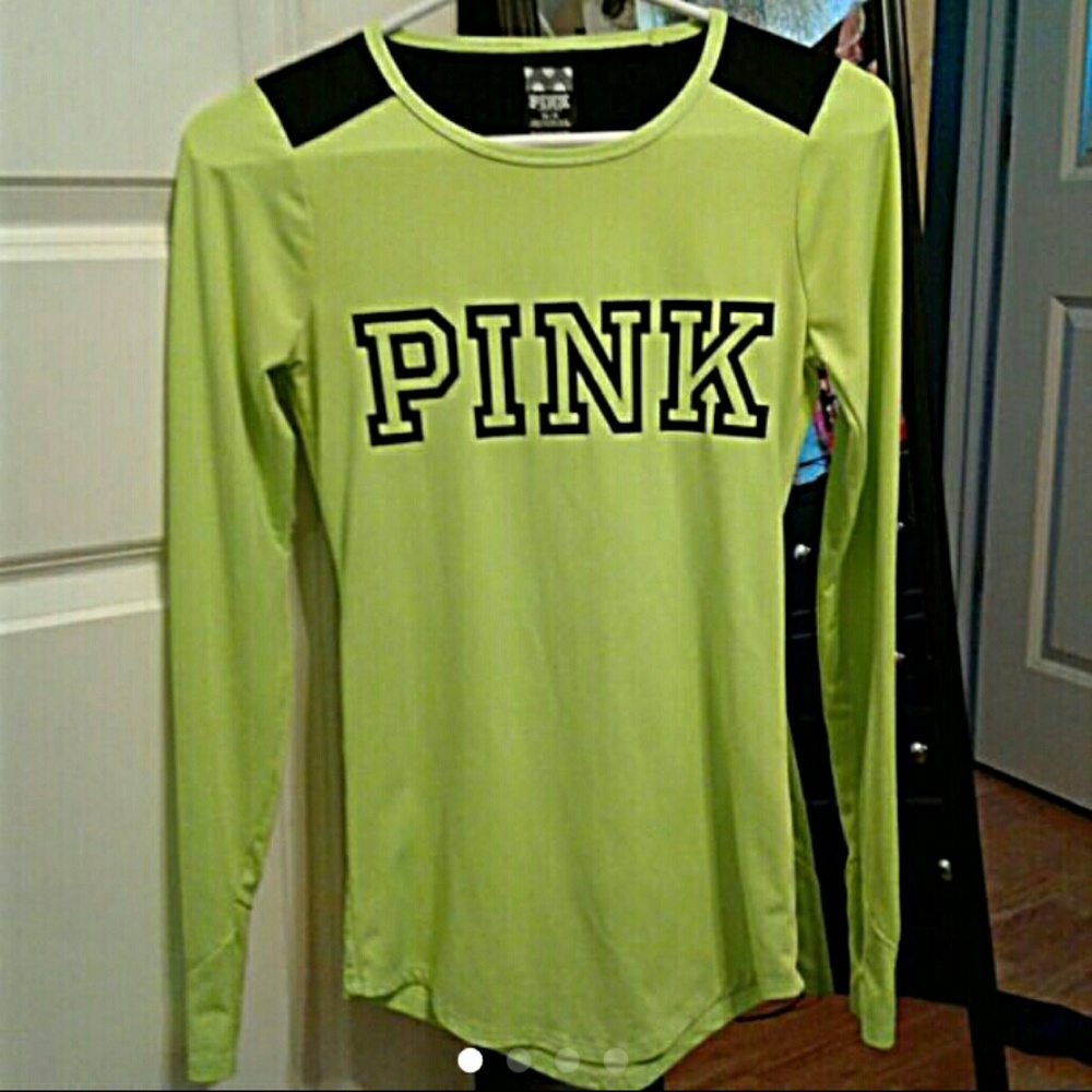 PINK VS neon Green dri fit