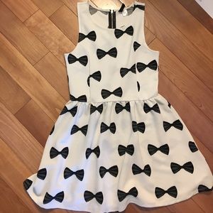 Black & White Skater Dress
