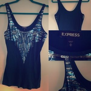 Express Sequin Tank Top