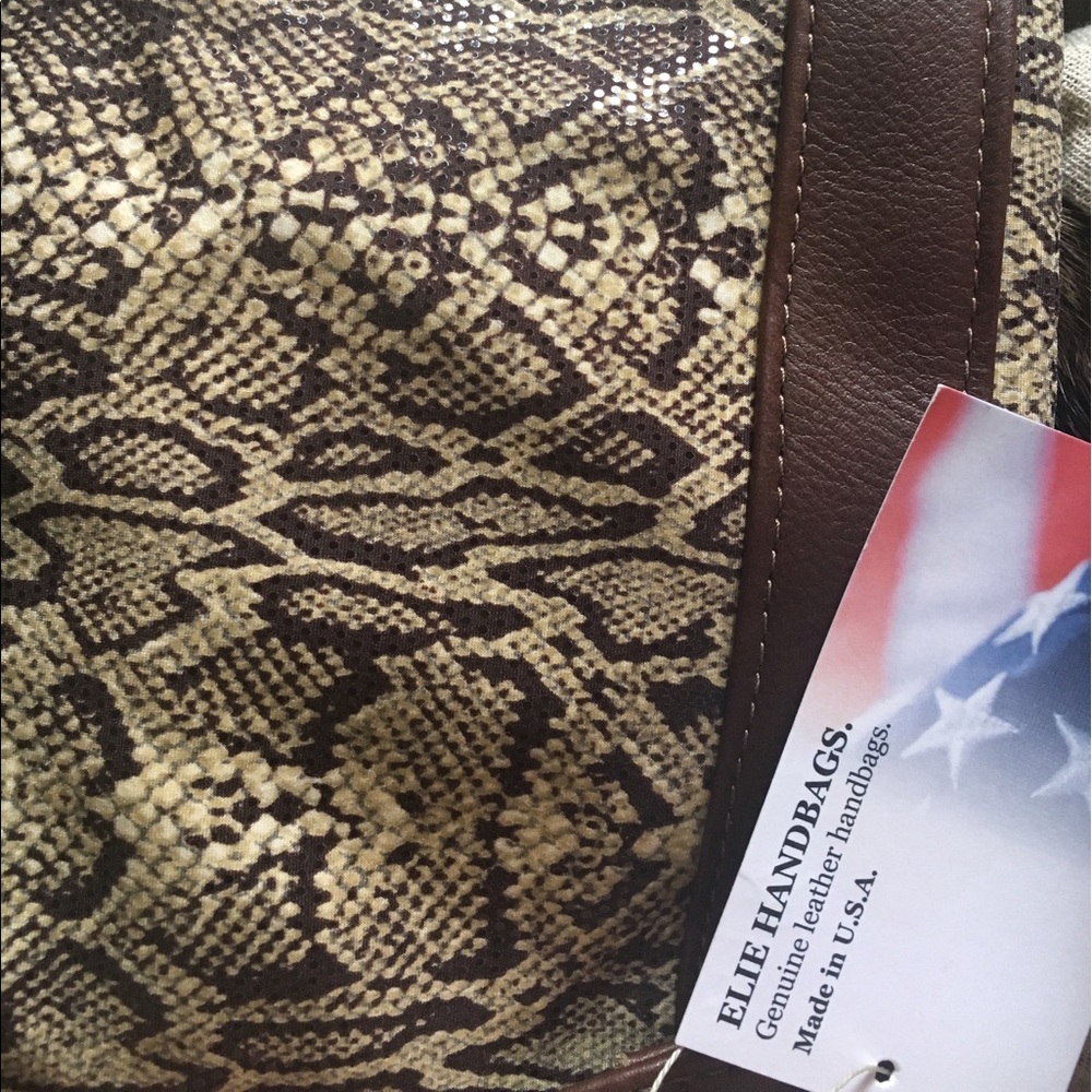 GENUINE LEATHER snakeskin style purse - Picture 2 of 5
