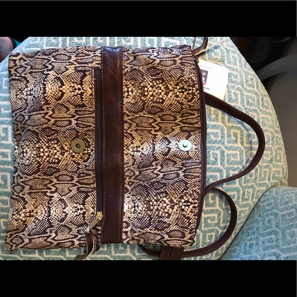 GENUINE LEATHER snakeskin style purse - Picture 5 of 5