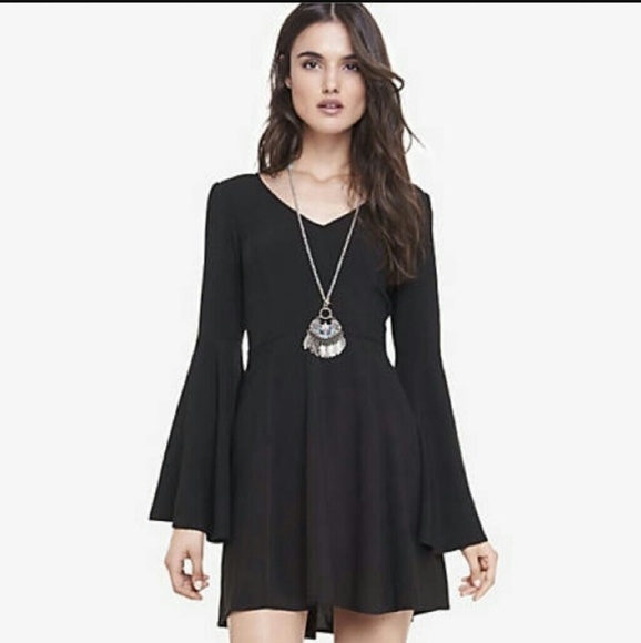 BOHO Bell Sleeve Flare Dress - Picture 3 of 5