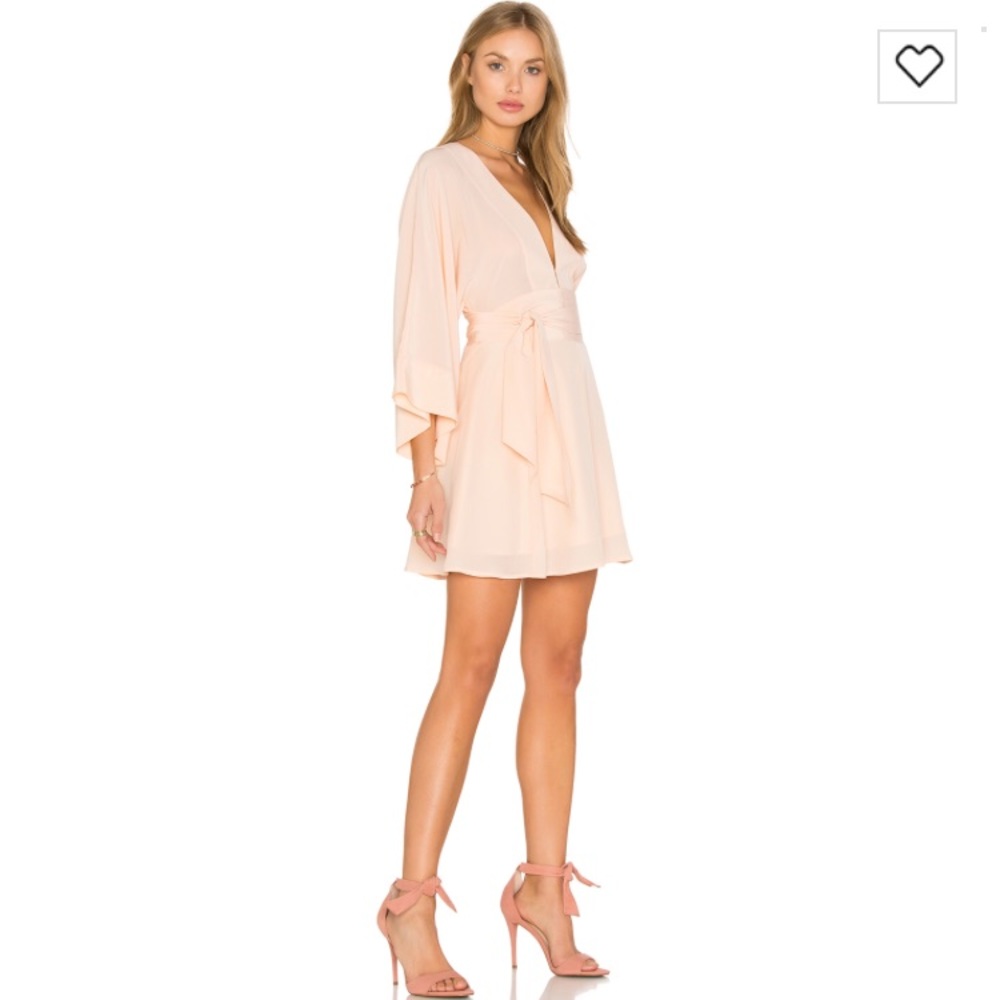 SOLD REVOLVE Yumi Kim silk kimono dress pink M